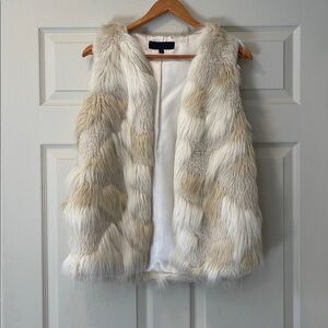 Steve Madden faux fur vest